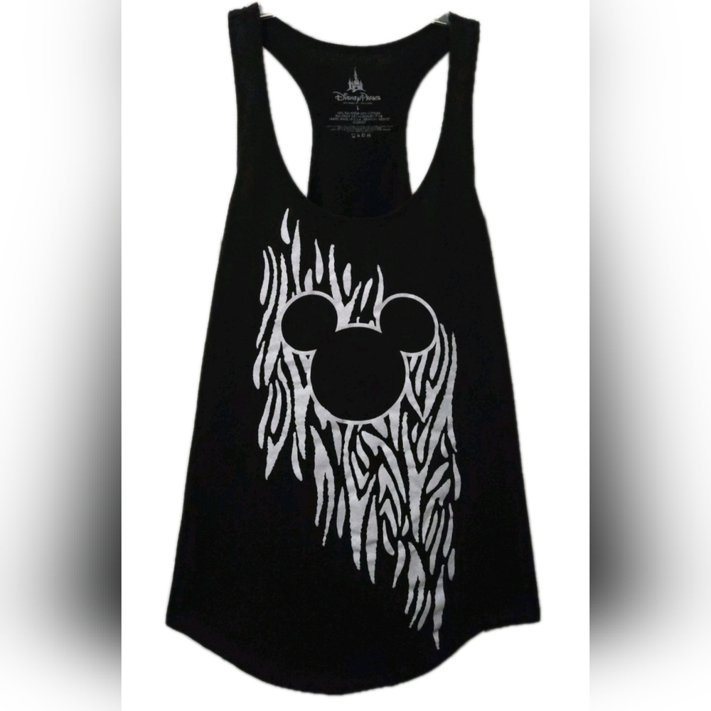 Disney Parks Authentic Mickey Mouse Animal Print Tank Top - Size L